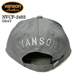 VANSON バンソン ツイル6パネルBBキャップ 帽子 nvcp-2403