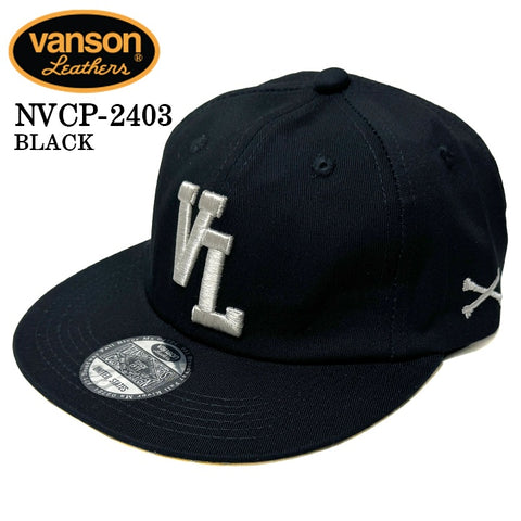 VANSON バンソン ツイル6パネルBBキャップ 帽子 nvcp-2403