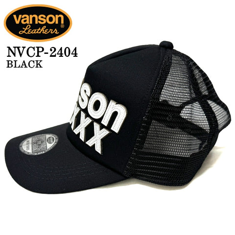 VANSON バンソン 50周年記念モデル ツイルメッシュキャップ 帽子 nvcp-2404
