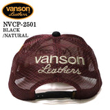 VANSON バンソン ツイルメッシュキャップ 帽子 nvcp-2501