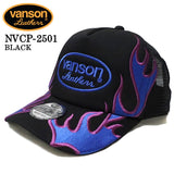 VANSON バンソン ツイルメッシュキャップ 帽子 nvcp-2501