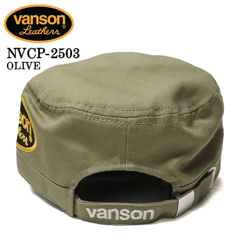 VANSON バンソン ワークキャップ 帽子 nvcp-2503