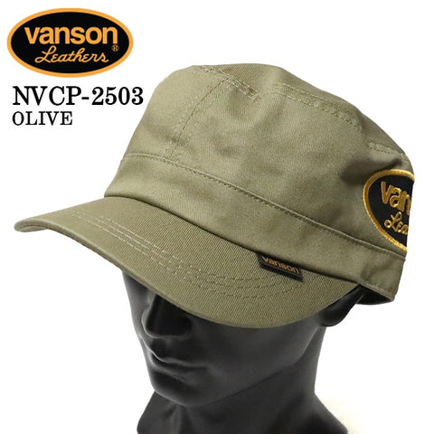 VANSON バンソン ワークキャップ 帽子 nvcp-2503