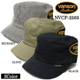 VANSON バンソン ワークキャップ 帽子 nvcp-2503