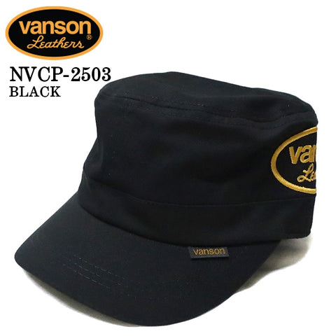 VANSON バンソン ワークキャップ 帽子 nvcp-2503