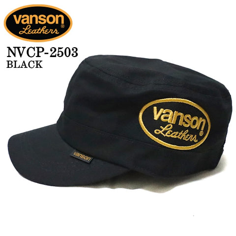 VANSON バンソン ワークキャップ 帽子 nvcp-2503