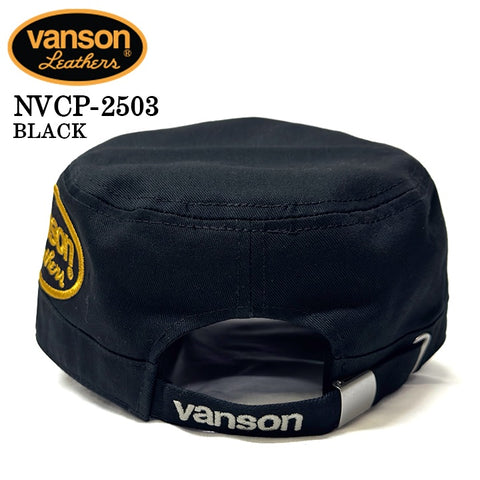 VANSON バンソン ワークキャップ 帽子 nvcp-2503