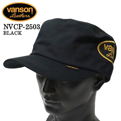 VANSON バンソン ワークキャップ 帽子 nvcp-2503