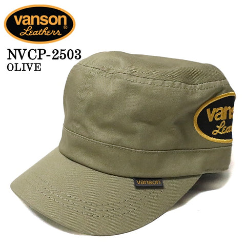 VANSON バンソン ワークキャップ 帽子 nvcp-2503