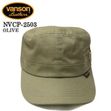 VANSON バンソン ワークキャップ 帽子 nvcp-2503