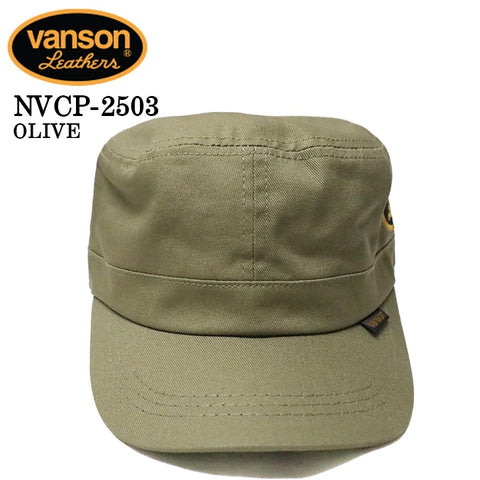 VANSON バンソン ワークキャップ 帽子 nvcp-2503