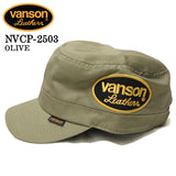 VANSON バンソン ワークキャップ 帽子 nvcp-2503