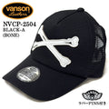 VANSON バンソン ツイルメッシュキャップ 帽子 nvcp-2504