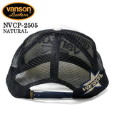 VANSON バンソン ツイルメッシュキャップ 帽子 nvcp-2505