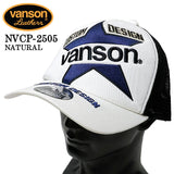 VANSON バンソン ツイルメッシュキャップ 帽子 nvcp-2505