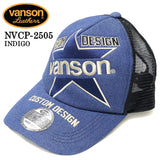 VANSON バンソン ツイルメッシュキャップ 帽子 nvcp-2505