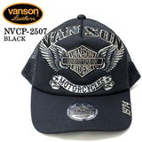 VANSON バンソン ツイルメッシュキャップ 帽子 nvcp-2507
