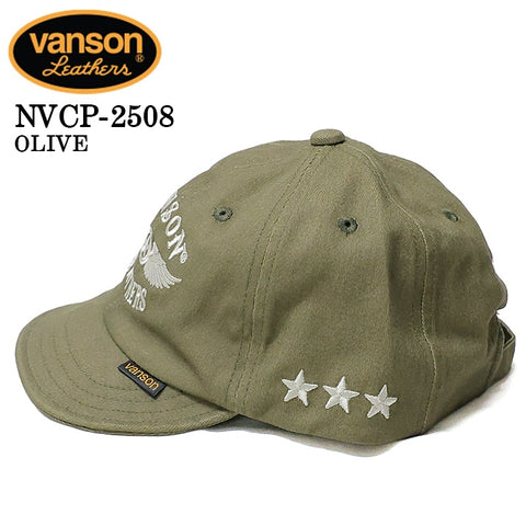 VANSON バンソン ウォッシュツイルキャップ 帽子 nvcp-2508
