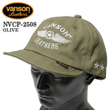 VANSON バンソン ウォッシュツイルキャップ 帽子 nvcp-2508