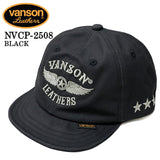 VANSON バンソン ウォッシュツイルキャップ 帽子 nvcp-2508