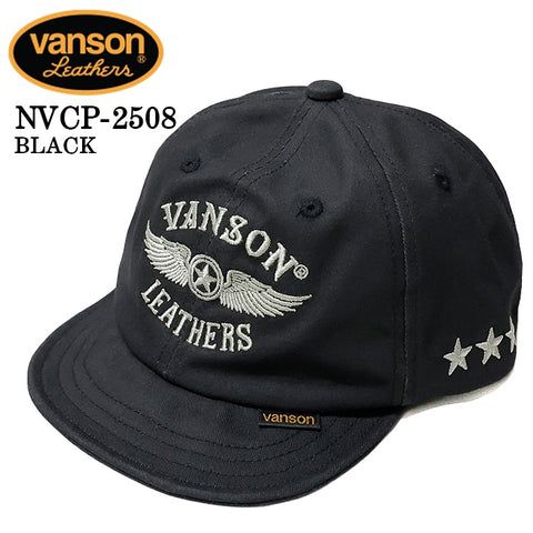 VANSON バンソン ウォッシュツイルキャップ 帽子 nvcp-2508