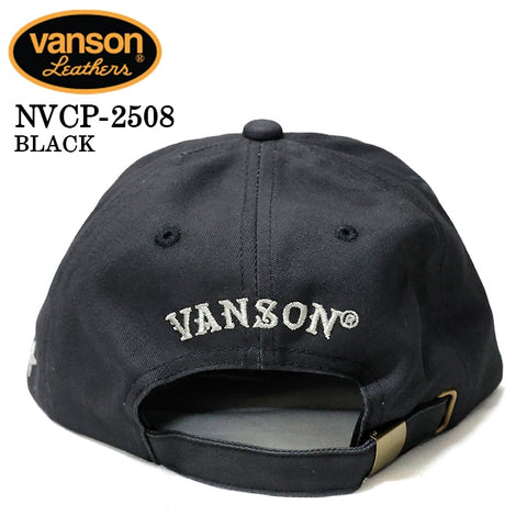 VANSON バンソン ウォッシュツイルキャップ 帽子 nvcp-2508