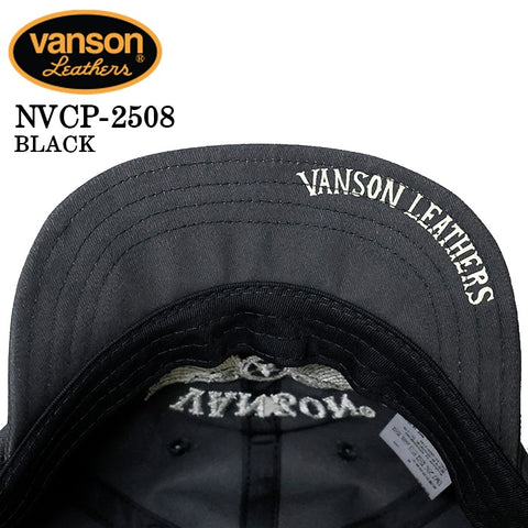 VANSON バンソン ウォッシュツイルキャップ 帽子 nvcp-2508