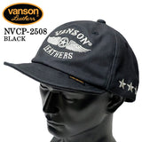 VANSON バンソン ウォッシュツイルキャップ 帽子 nvcp-2508