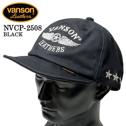 VANSON バンソン ウォッシュツイルキャップ 帽子 nvcp-2508