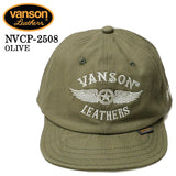 VANSON バンソン ウォッシュツイルキャップ 帽子 nvcp-2508