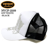 VANSON TWILL MESH CAP バンソン ツイル メッシュ キャップ 帽子 nvcp-2509