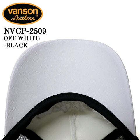 VANSON TWILL MESH CAP バンソン ツイル メッシュ キャップ 帽子 nvcp-2509