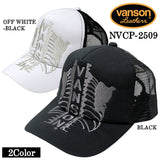 VANSON TWILL MESH CAP バンソン ツイル メッシュ キャップ 帽子 nvcp-2509