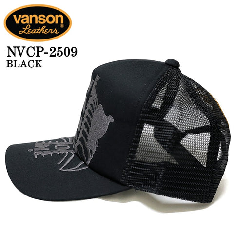 VANSON TWILL MESH CAP バンソン ツイル メッシュ キャップ 帽子 nvcp-2509