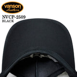 VANSON TWILL MESH CAP バンソン ツイル メッシュ キャップ 帽子 nvcp-2509