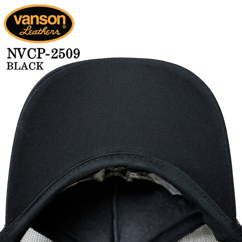 VANSON TWILL MESH CAP バンソン ツイル メッシュ キャップ 帽子 nvcp-2509