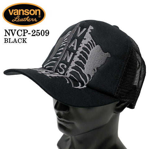 VANSON TWILL MESH CAP バンソン ツイル メッシュ キャップ 帽子 nvcp-2509