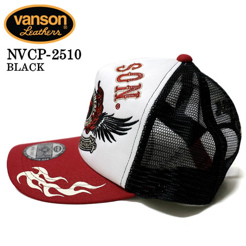 VANSON TWILL MESH CAP バンソン ツイル メッシュ キャップ 帽子 nvcp-2510