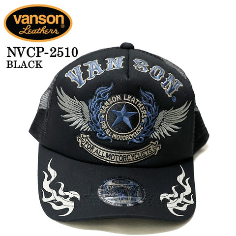VANSON TWILL MESH CAP バンソン ツイル メッシュ キャップ 帽子 nvcp-2510