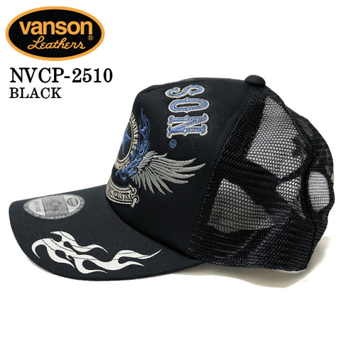 VANSON TWILL MESH CAP バンソン ツイル メッシュ キャップ 帽子 nvcp-2510