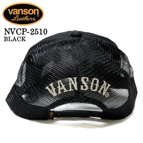 VANSON TWILL MESH CAP バンソン ツイル メッシュ キャップ 帽子 nvcp-2510