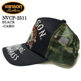 VANSON TWILL MESH CAP バンソン ツイル メッシュ キャップ 帽子 nvcp-2511