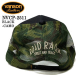 VANSON TWILL MESH CAP バンソン ツイル メッシュ キャップ 帽子 nvcp-2511