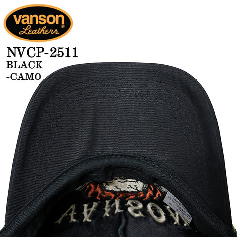 VANSON TWILL MESH CAP バンソン ツイル メッシュ キャップ 帽子 nvcp-2511