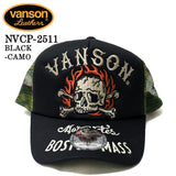 VANSON TWILL MESH CAP バンソン ツイル メッシュ キャップ 帽子 nvcp-2511