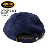 VANSON CORDUROY CAP バンソン コーデュロイ キャップ 帽子 nvcp-2512