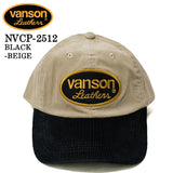 VANSON CORDUROY CAP バンソン コーデュロイ キャップ 帽子 nvcp-2512