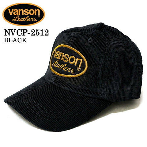 VANSON CORDUROY CAP バンソン コーデュロイ キャップ 帽子 nvcp-2512