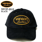 VANSON CORDUROY CAP バンソン コーデュロイ キャップ 帽子 nvcp-2512