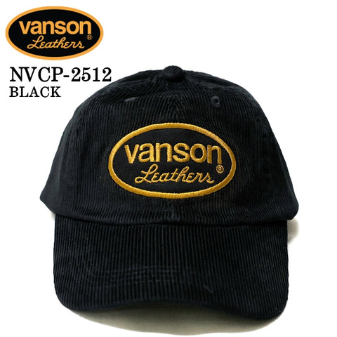 VANSON CORDUROY CAP バンソン コーデュロイ キャップ 帽子 nvcp-2512